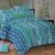 Leafy Layers Print Marine Blue FL05x Cotton Bedsheet